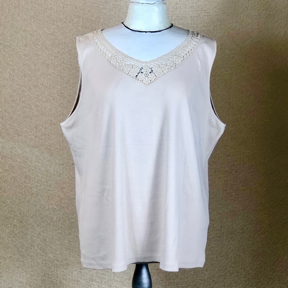 croft & barrow Tops - CROFT & BARROW V-Neck Ribbed Cotton Plus Size Top